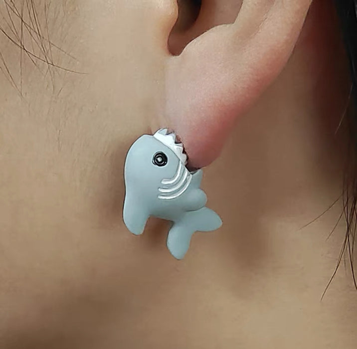 Wholesale Ear studs, ear accessories, spray painted, cute, mini
