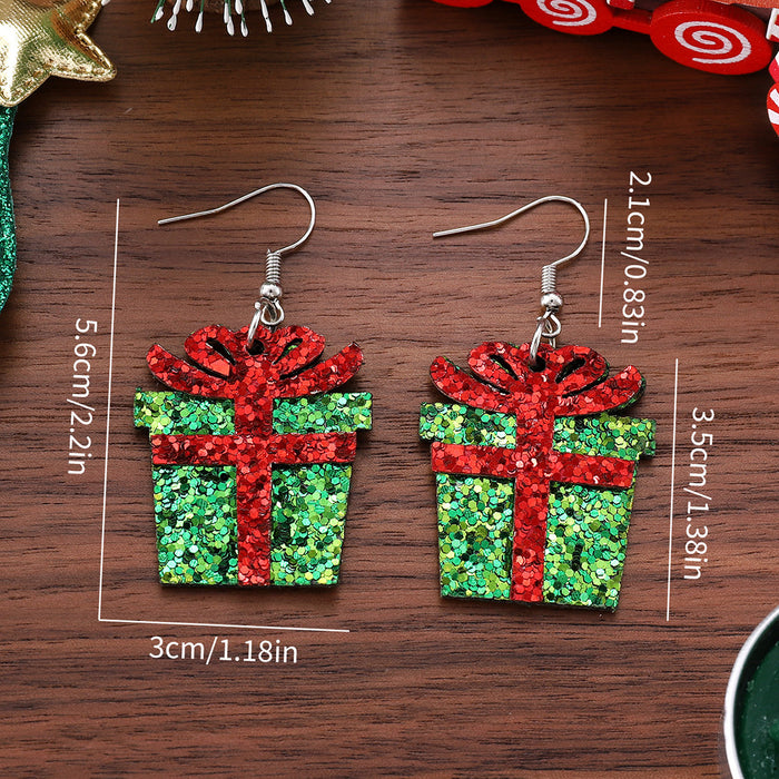 Wholesale Christmas Glitter Earrings JDC-ES-ChuLian011