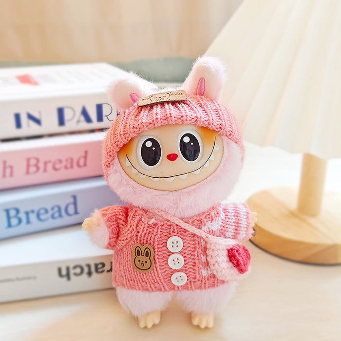 Wholesale Knitted Baby Clothes Plush Doll Baby Clothes Accessories