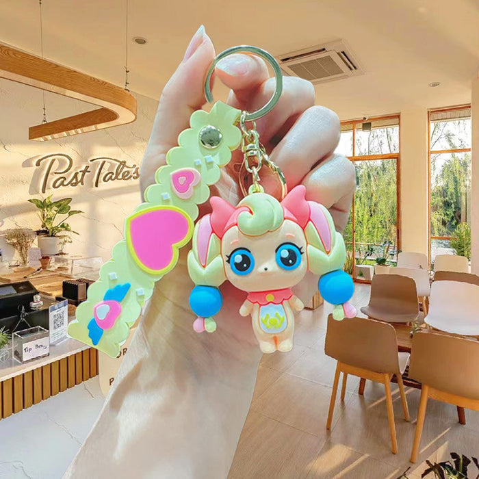 Wholesale Cartoon Cute Keychain Pendant Wholesale Epoxy Doll Car Small Ornament Jewelry Doll Accessories Couple