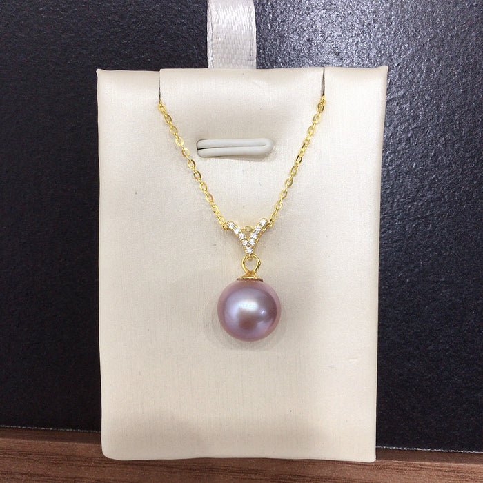 Wholesale Pearl pendant, pure silver pearl necklace, collarbone chain