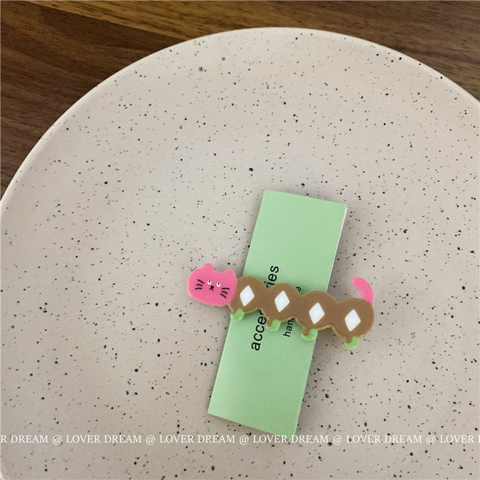 Wholesale Plaid seamless clip hair clip makeup clip bangs clip hair accessory