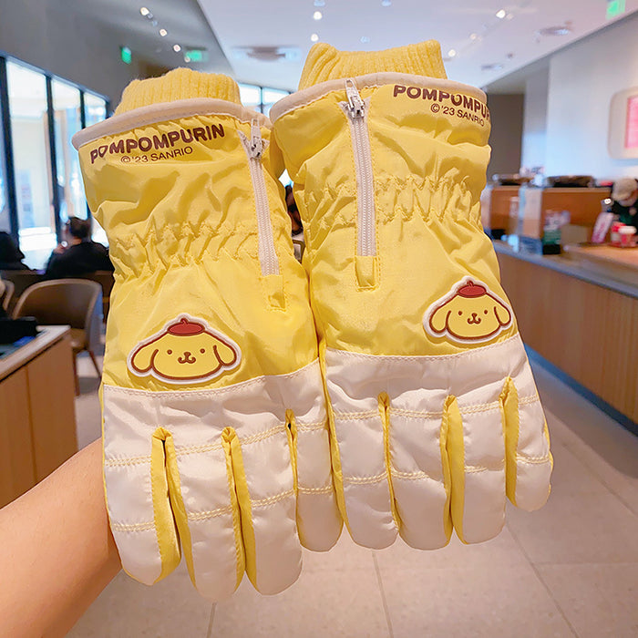 Wholesale Cartoon Windproof and Antifreeze Fleece-Lined Gloves