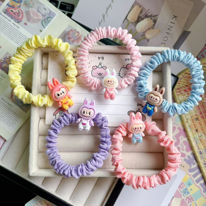 Wholesale Cartoon Cute Plush Plush Hair Band Hair Rope Student Rubber Band Hair Accessories