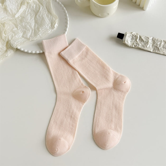 Wholesale Socks boneless thin pile socks mid tube socks