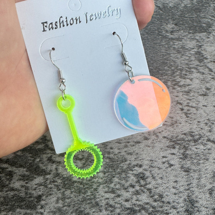 Wholesale Bubble Balloon Acrylic Earrings Trendy Jewelry Accessory