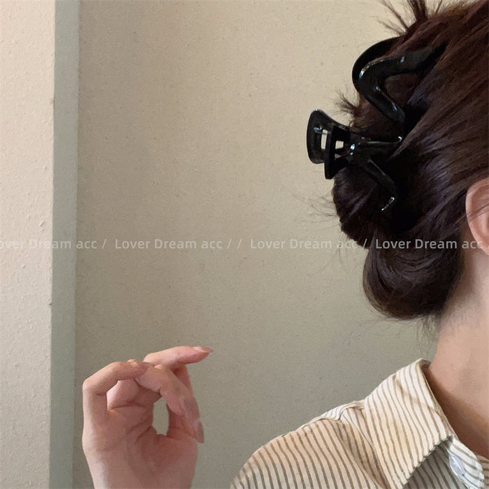 Wholesale Maillard geometric line shark clip hairpin  grip plate hairpin  Hair Accessories