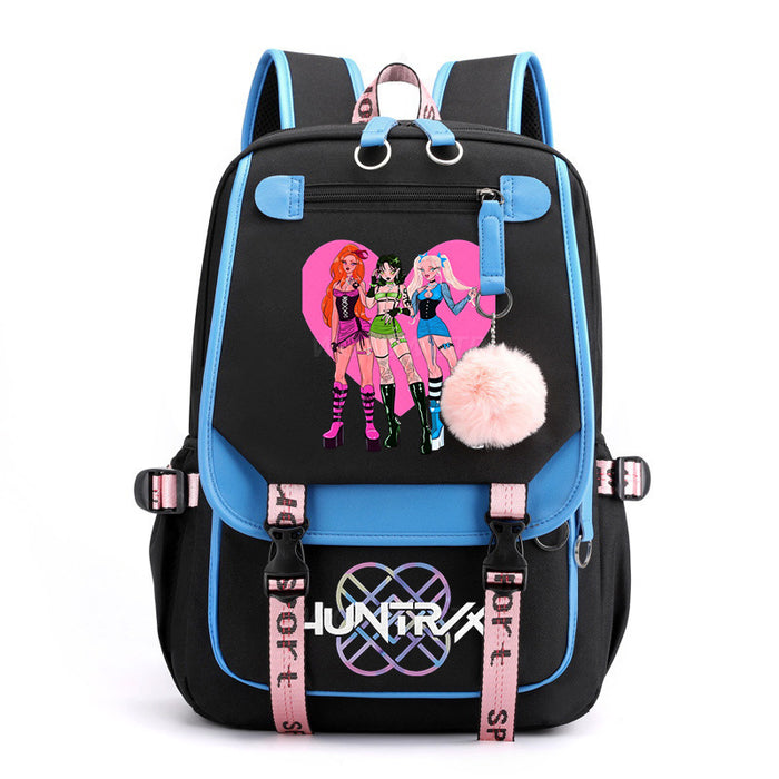 Wholesale  Fashionable Color-Block Unisex Backpack , Lightweight and Large Capacity