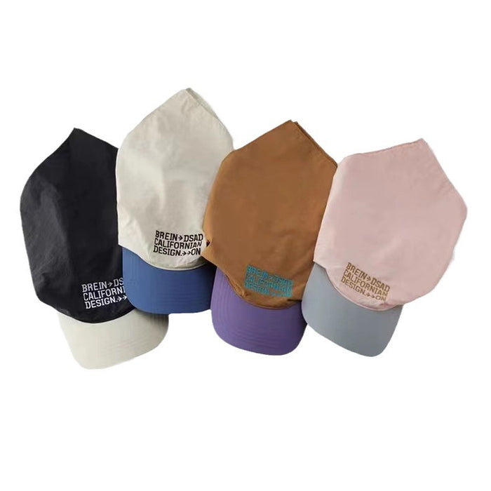 Wholesale New quick drying headscarf for sun protection, duck tongue hat for outdoor neck protection, niche camping hat