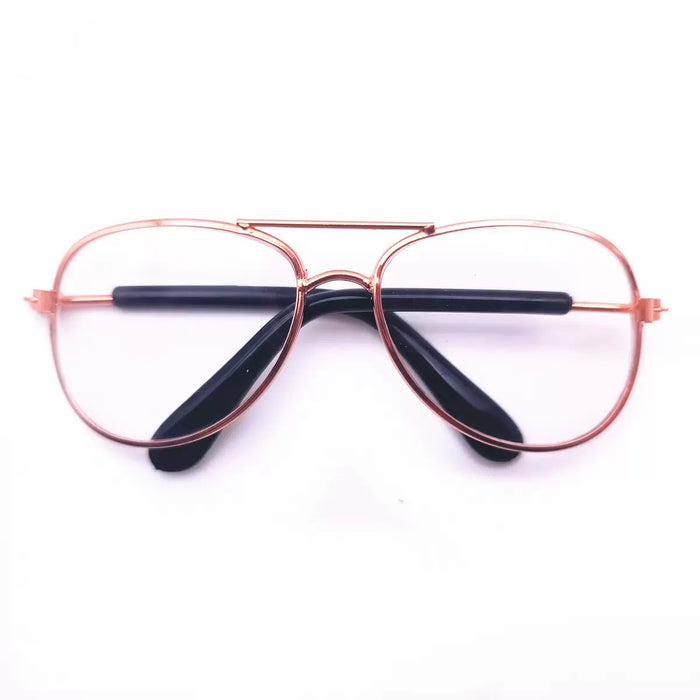 Wholesale Doll glasses  metal glasses accessories cotton doll glasses