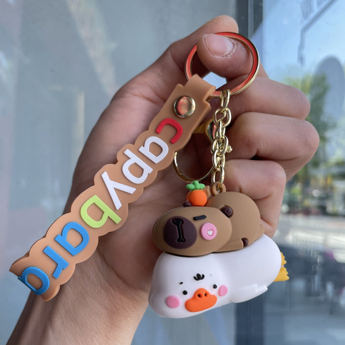 Wholesale Cute keychain, 3D doll, bag, pendant, couple's small gift, claw machine, small gift