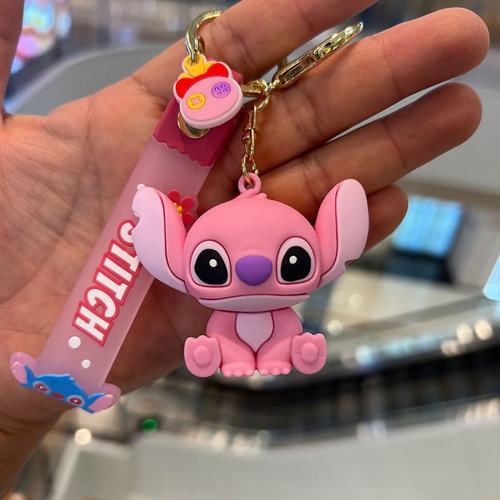 Wholesale Cartoon Cute Keychain Creative Glue Doll Key Chain Bag Pendant JDC-KC-MiaoYi002