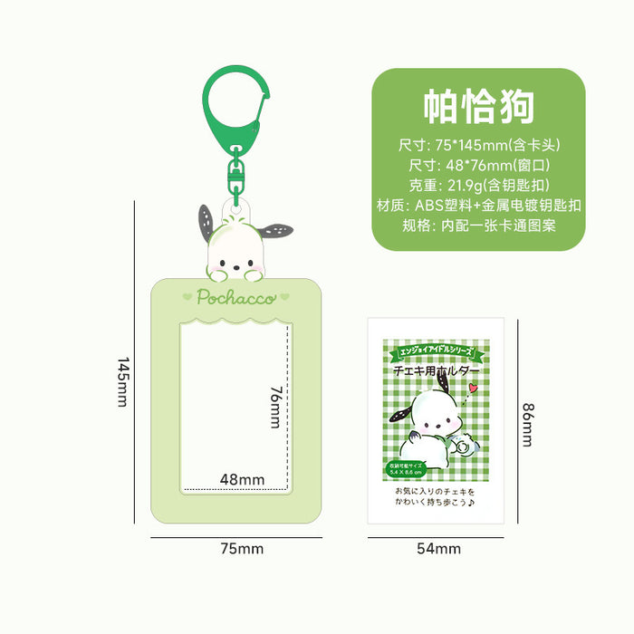 Wholesale  Student Bus Card Meal Card Id Holder Cute  Keychain Pendant Wallet
