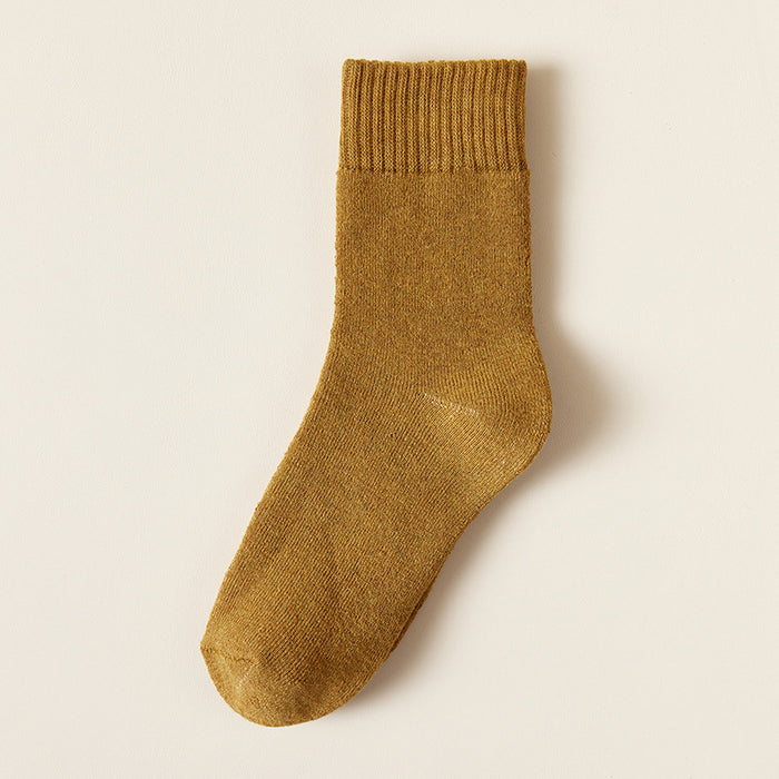 Wholesale Socks, looped socks, long socks, solid color, looped thick, warm midsole