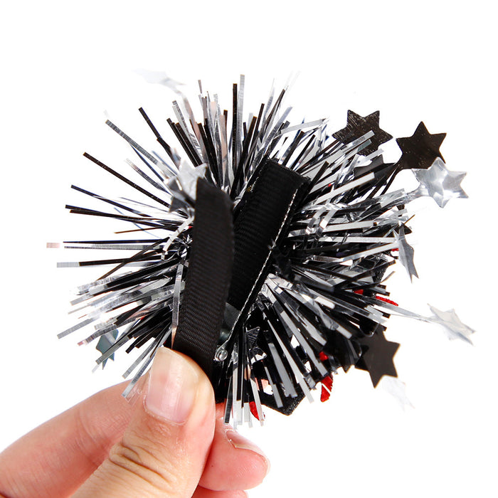 Wholesale Halloween Party Hairpin Headwear Adult Children Ghost Festival Ghost Pumpkin Ghost Mesh Side Clip Hairpin