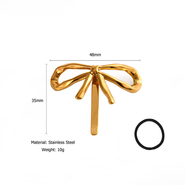 Wholesale Cross border fashion classic stainless steel dragonfly hair clip with black headband, light luxury high-end hair clip wholesale