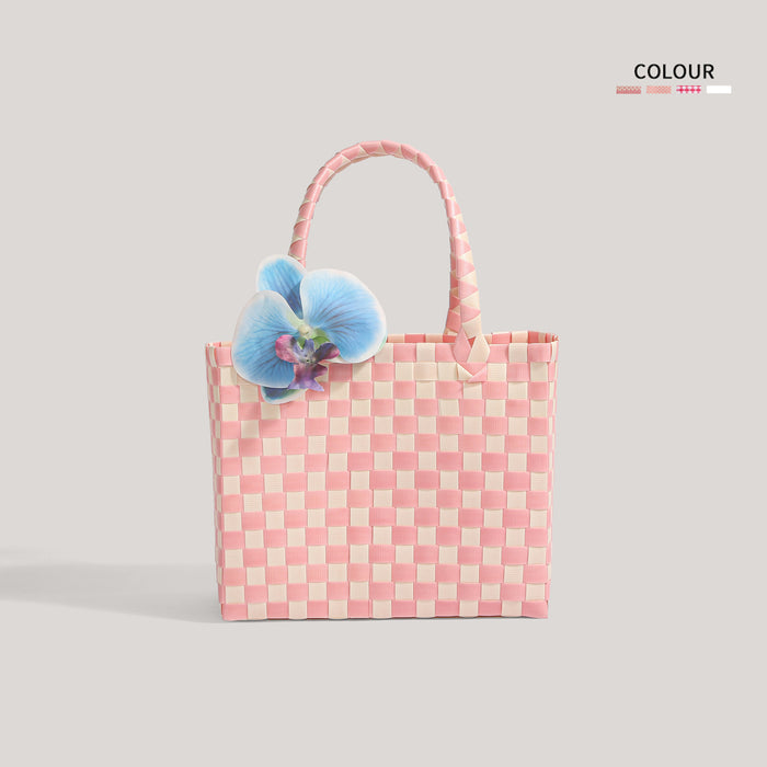 Wholesale Woven Tote Bag Women' s Travel Vacation Large Capacity High-end Handbag Accompanying Gift
