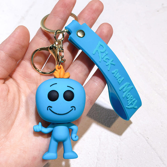 Wholesale Cartoon Silicone Doll Keychain JDC-KC-QiChao006