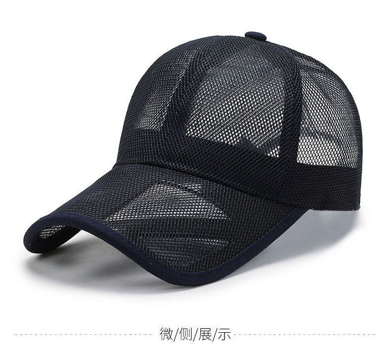 Wholesale Hollow eave baseball cap, sun hat, duckbill cap, breathable mesh cap
