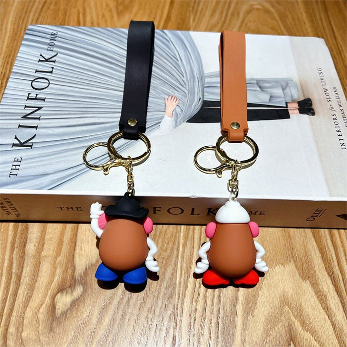 Wholesale Creative Cartoon Cute PVC Soft Keychains JDC-KC-JinB025