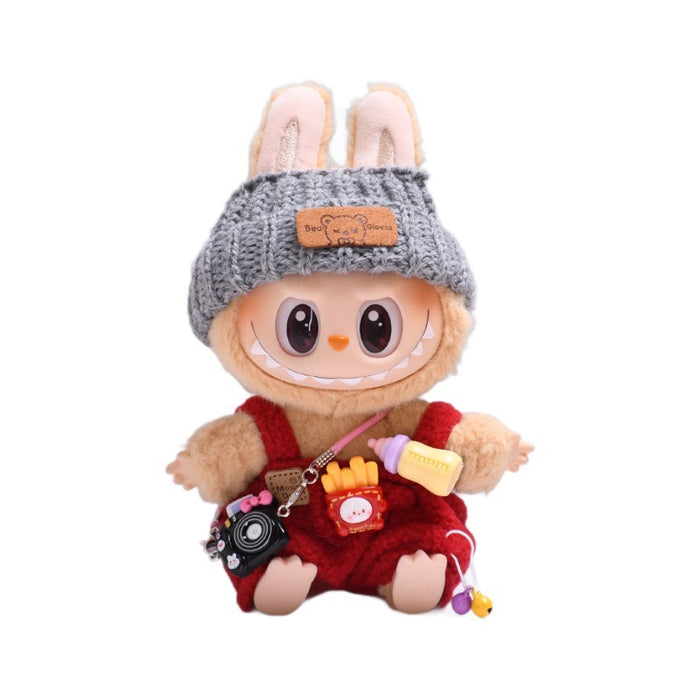 Wholesale Sittings Party Baby Clothes Bottle Overalls Set Baby Doll Clothes Dress Up