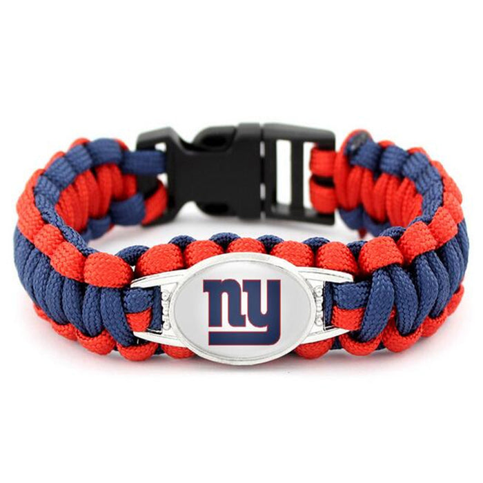 Wholesale Football  Alloy Buckle Woven Bracelet