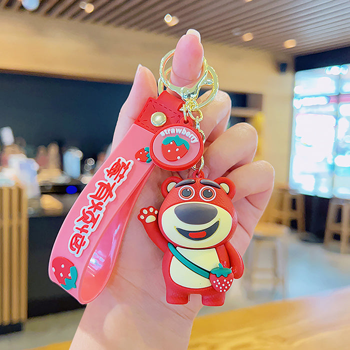 Wholesale Cartoon Silicone Doll Keychain JDC-KC-MingT038