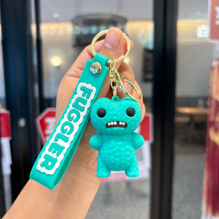 Wholesale Monster keychain cute toothy doll pendant
