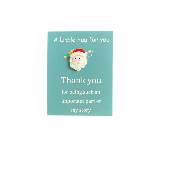 Wholesale Christmas Series Resin Pocket Hug Decorations Card
