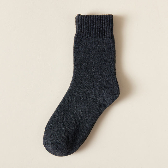 Wholesale Socks, looped socks, long socks, solid color, looped thick, warm midsole