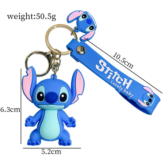 Wholesale  Cute Doll Silicone Keychain Bag Car Keychain  Cute Keychain