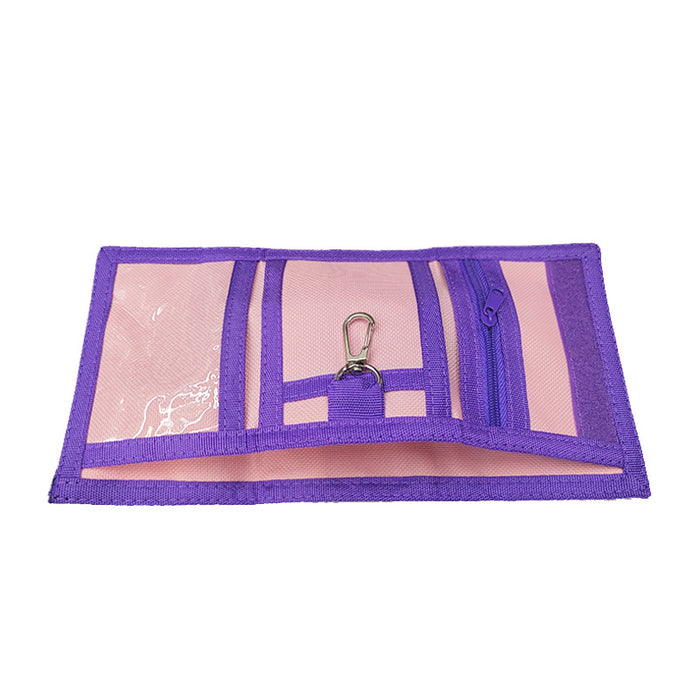 Wholesale Digital Printed Children's Wallet Boys Student Folding Cartoon Wallet Anime Zipper  Girls Wallet