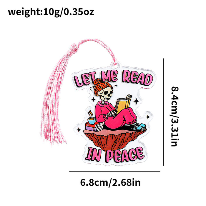 Wholesale Acrylic Bookmark Personality Bookmark