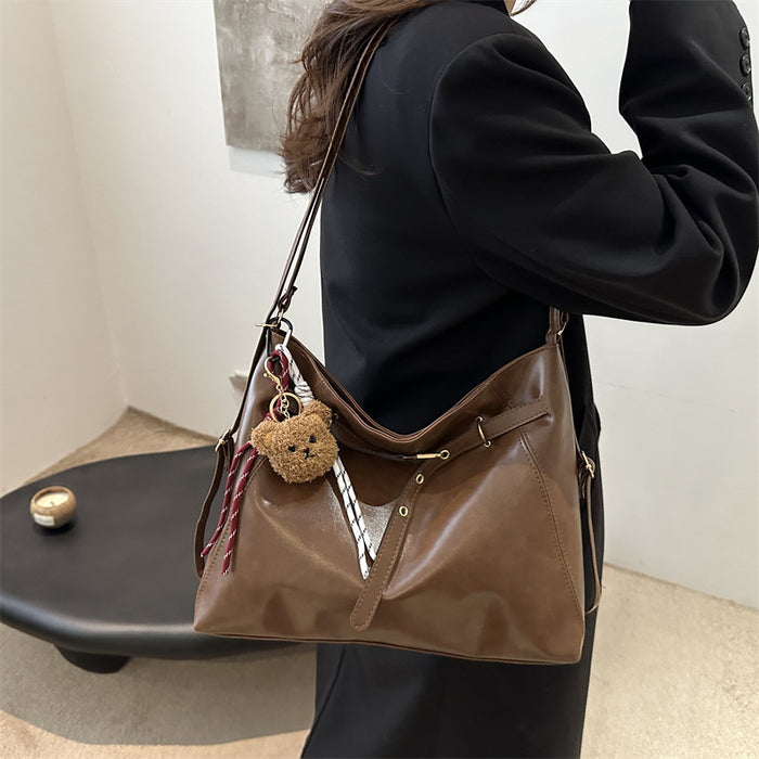 Wholesale Retro large capacity backpack, new personalized and fashionable style, single shoulder crossbody bag, tote bag