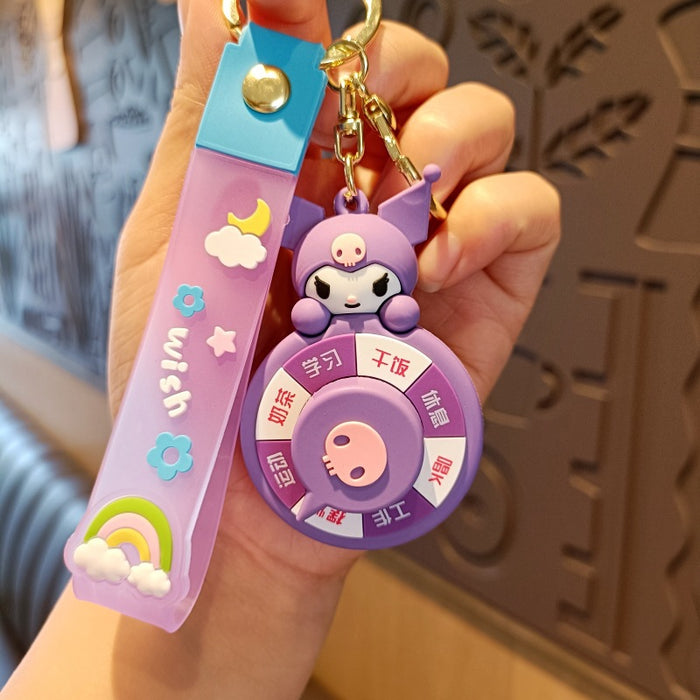 Wholesale Cute 3D Doll Silicone Keychain JDC-KC-MingT145