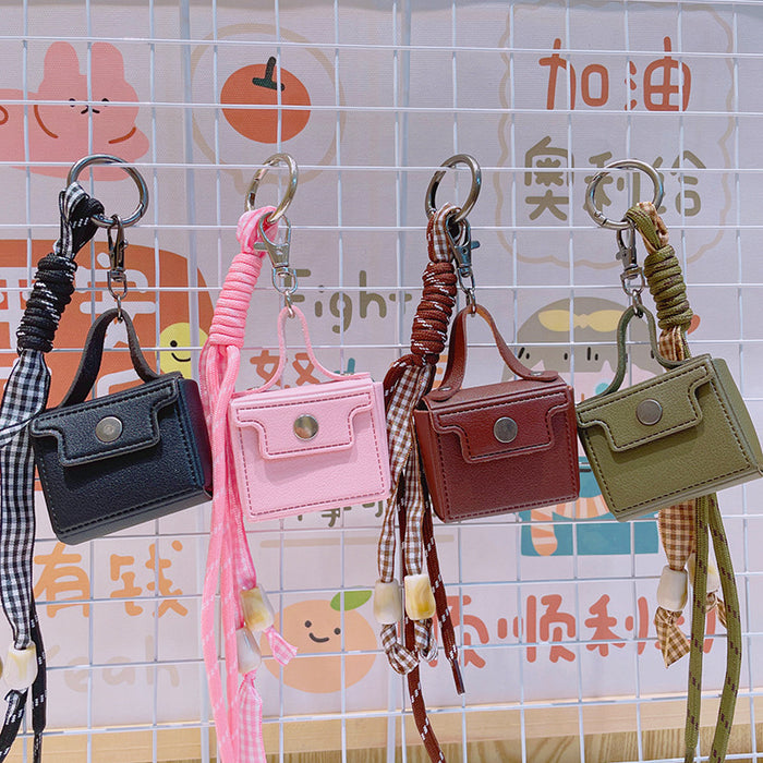 Wholesale Cute leather bag pendant small gift hanging keychain ornaments