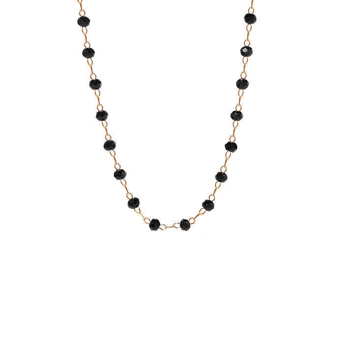 Wholesale New jewelry simple alloy zircon necklace fashionable and versatile collarbone chain necklace