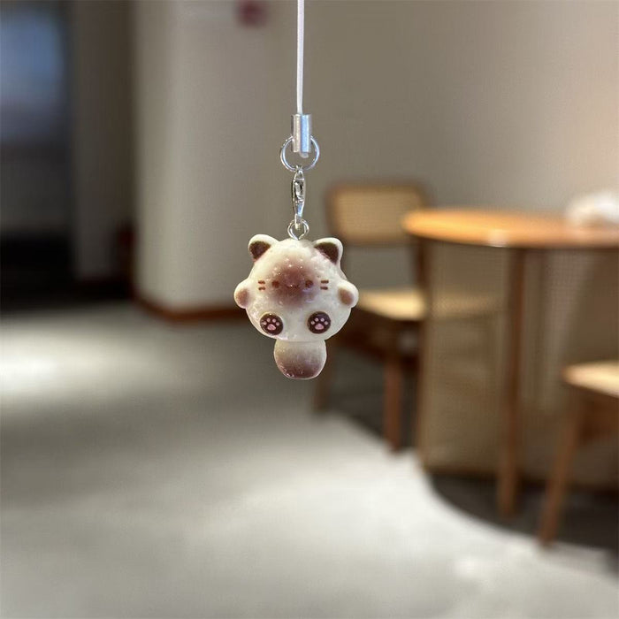 Wholesale Cute Siamese cat pendant cartoon all-match ins style keychain cat bag pendant gift ornaments