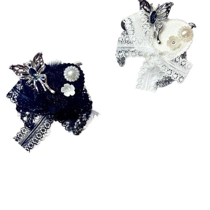 Wholesale Dark Bow Moon Bead Pendant DIY Decorative Accessory for Bag Charm