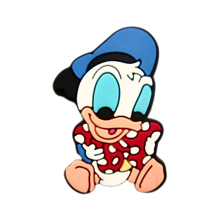 Wholesale New Cartoon Series PVC Soft Rubber Hole Shoes, Flower Shoes, Buckles, Cartoon Garden Shoes, Decorative Accessories