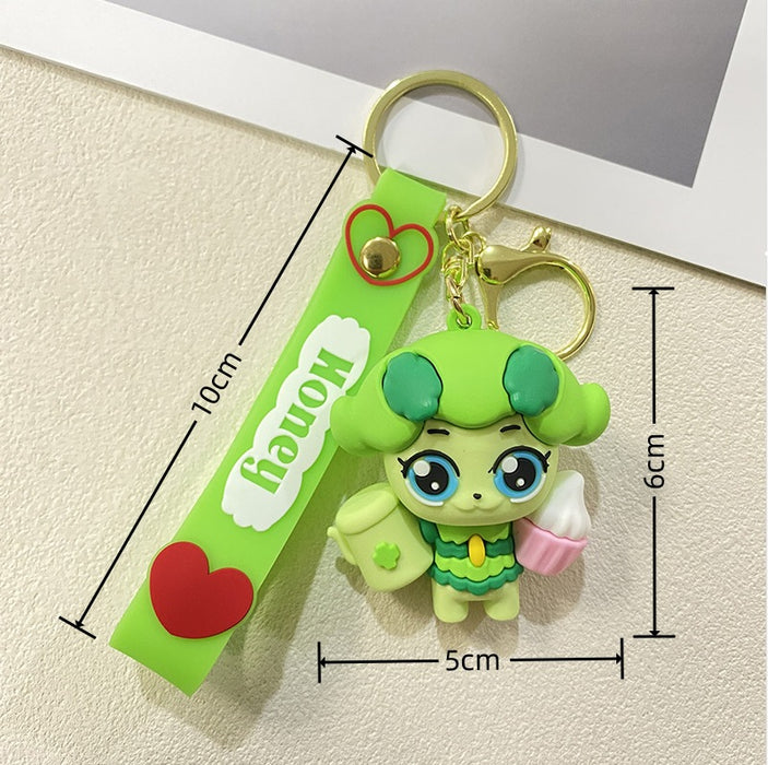 Wholesale Cute cartoon pendant school bag doll pendant keychain