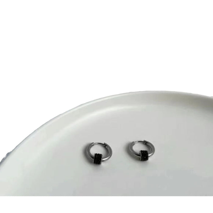 Wholesale Earrings, men's zirconium inlaid pendant, versatile and high-end design, personalized accessories, women's accessories