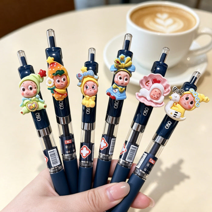 Wholesale Plastic St Tip 0. 5mm Gel Pens Star Design Nurse Doctor Gift Bulk Pack