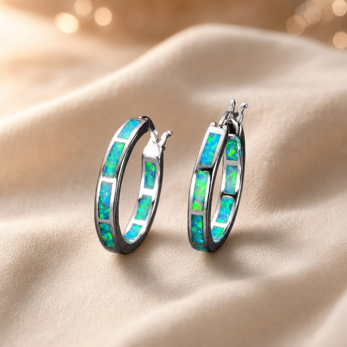Wholesale Urban Style Geometric Blue Earrings Fashion Jewelry Accessory Party Wear Gift