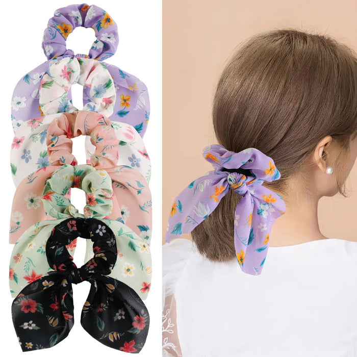 Wholesale hair tie hair ring Easter rabbit ear intestine ring hair accessories