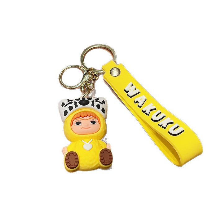 Wholesale Cartoon Anime Soft PVC Keychain for Car and Bag