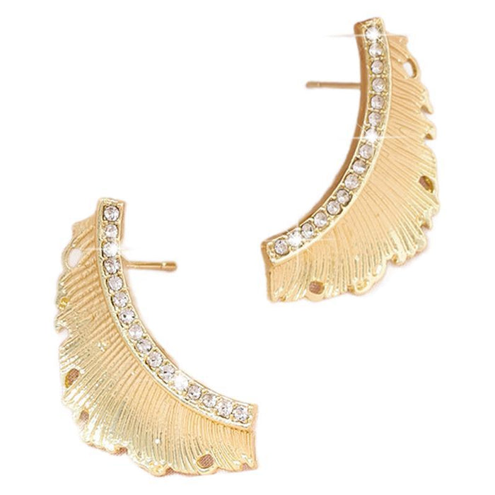 Wholesale leaf earrings women's niche design earrings