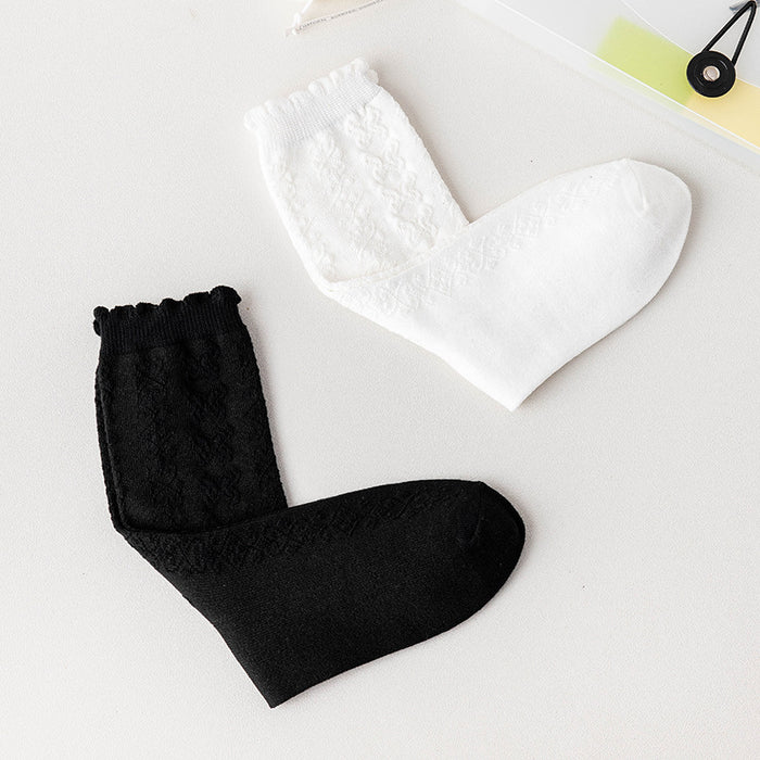 Wholesale Retro sweat absorbing, breathable, antibacterial, mid tube pile socks