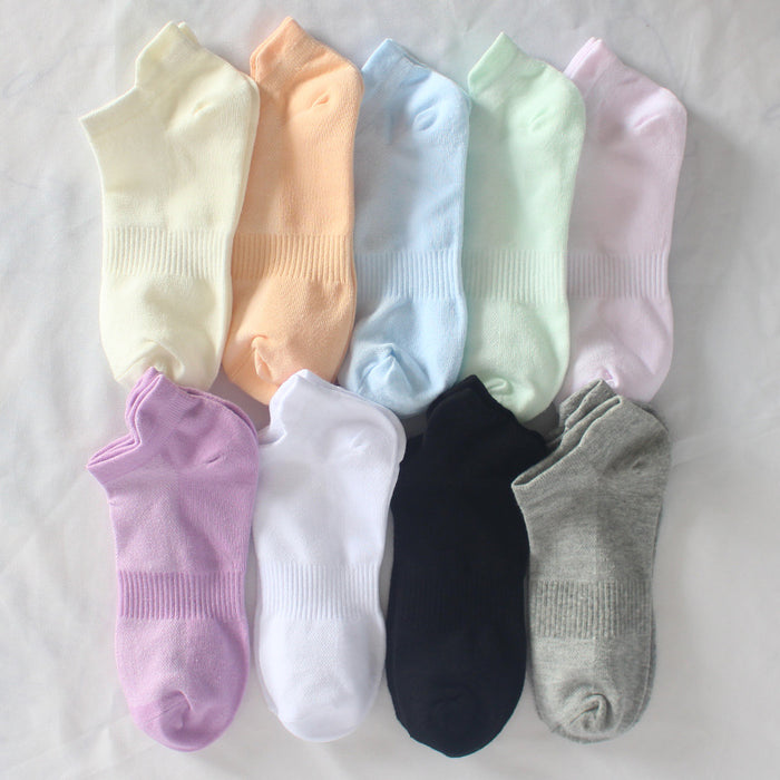 Wholesale Sports socks, breathable mesh running socks, thin boat socks, low cut, shallow mouth