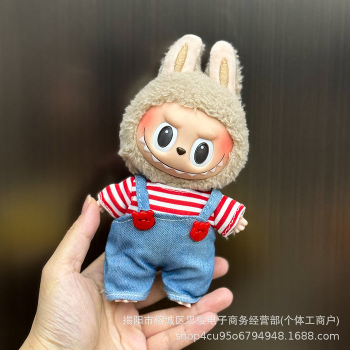 Wholesale Doll Clothes 17cm Pendant Plush Doll Replacement Set
